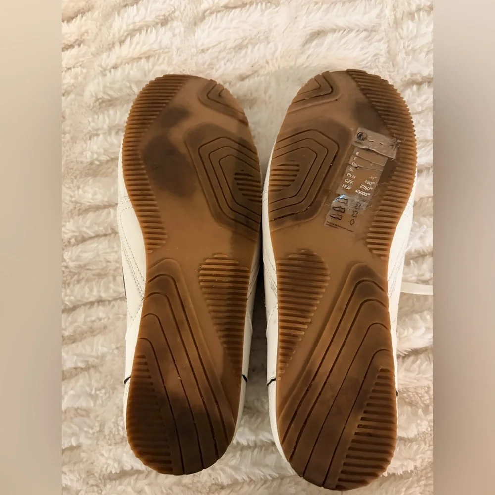 COS trendy White Leather Sneakers, euro 38/US 7.5 - Picture 7 of 9